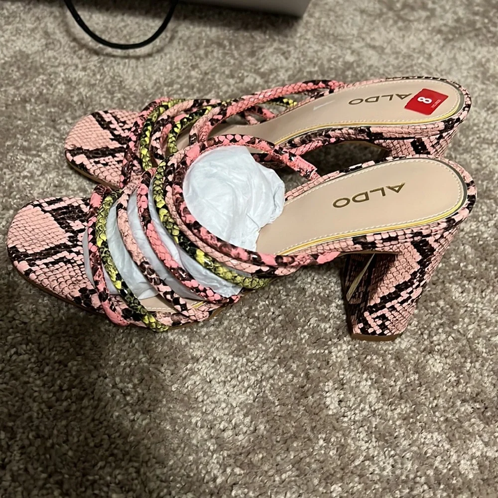 Python pattern wedge heels - Picture 3 of 3